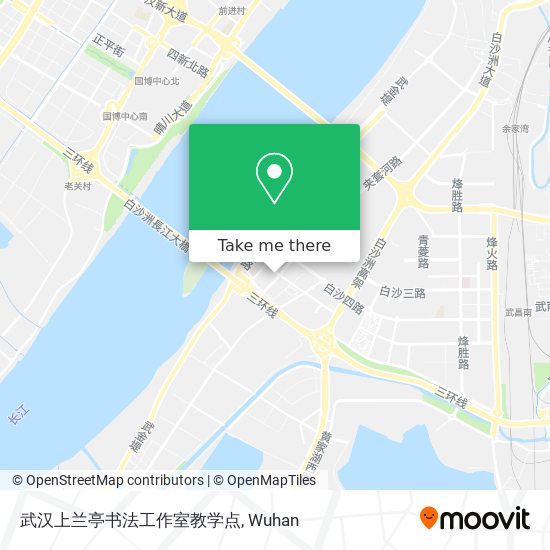 武汉上兰亭书法工作室教学点 map