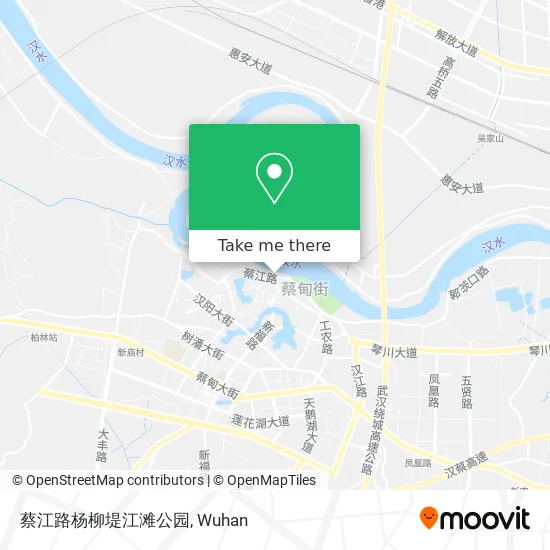 蔡江路杨柳堤江滩公园 map