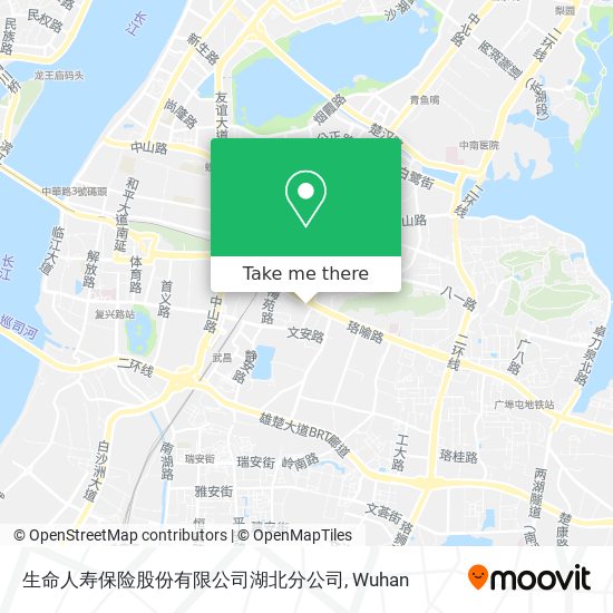 生命人寿保险股份有限公司湖北分公司 map