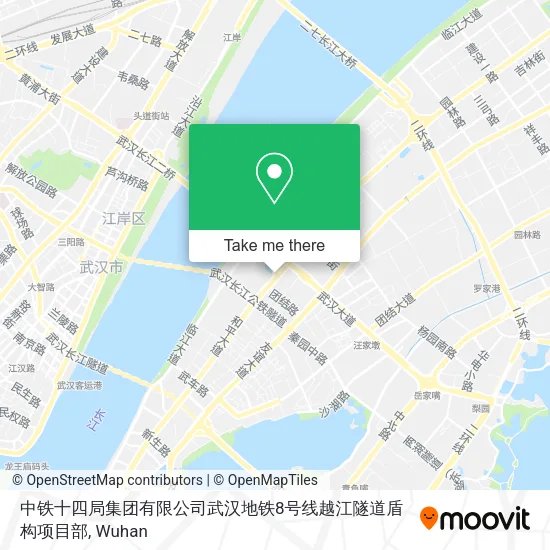中铁十四局集团有限公司武汉地铁8号线越江隧道盾构项目部 map