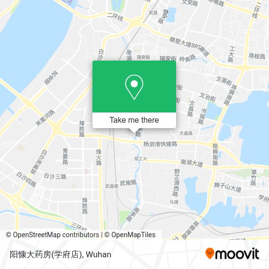 阳慷大药房(学府店) map