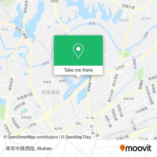 将军中路西段 map