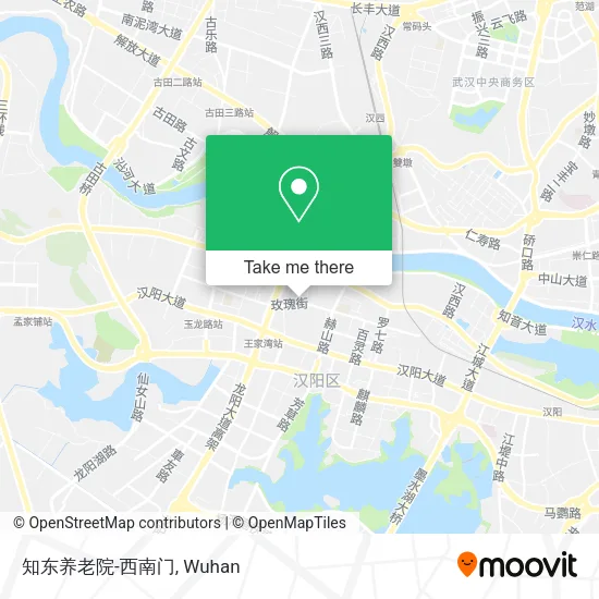知东养老院-西南门 map