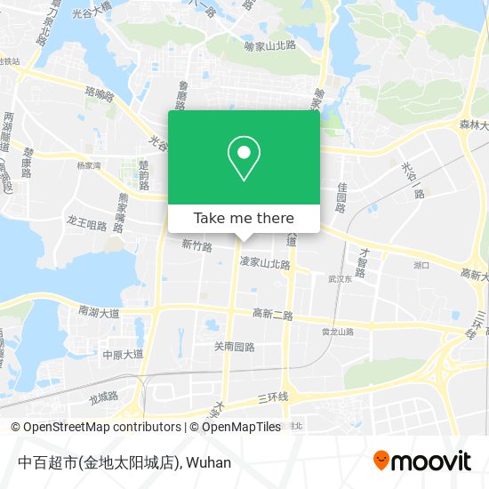 中百超市(金地太阳城店) map