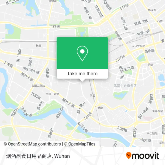 烟酒副食日用品商店 map