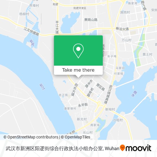 武汉市新洲区阳逻街综合行政执法小组办公室 map