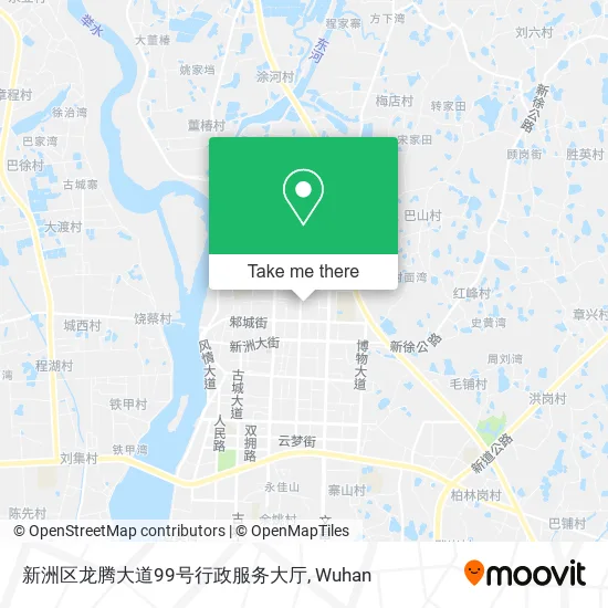 新洲区龙腾大道99号行政服务大厅 map