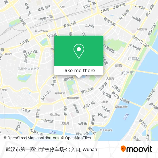 武汉市第一商业学校停车场-出入口 map