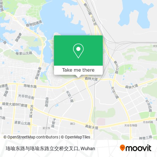 珞喻东路与珞瑜东路立交桥交叉口 map