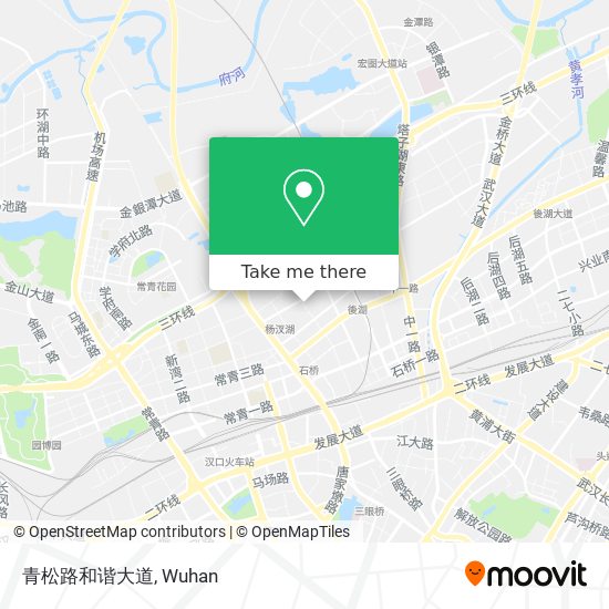 青松路和谐大道 map