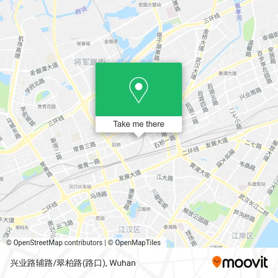 兴业路辅路/翠柏路(路口) map