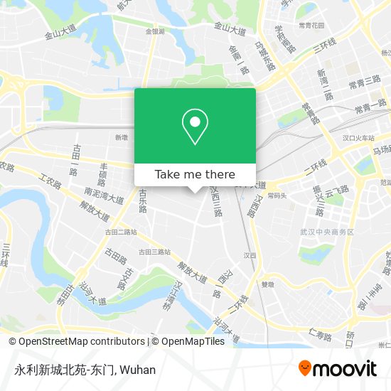永利新城北苑-东门 map