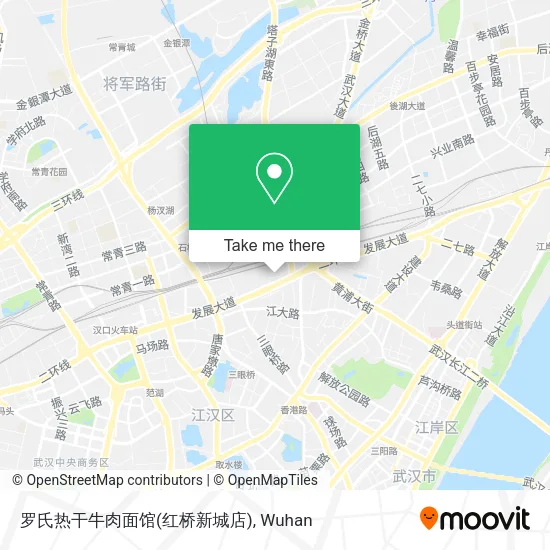 罗氏热干牛肉面馆(红桥新城店) map