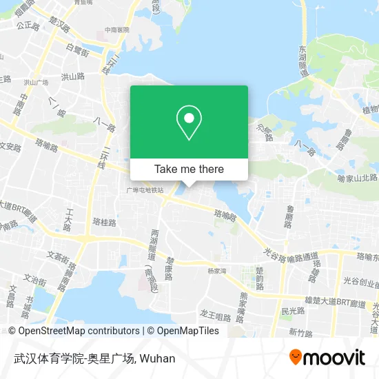 武汉体育学院-奥星广场 map