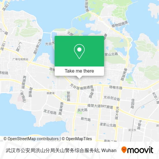武汉市公安局洪山分局关山警务综合服务站 map