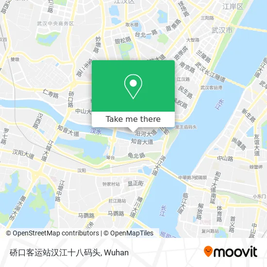 硚口客运站汉江十八码头 map