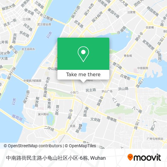 中南路街民主路小龟山社区小区-6栋 map