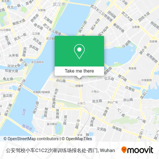 公安驾校小车C1C2沙湖训练场报名处-西门 map