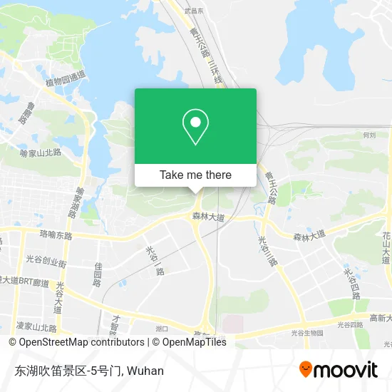 东湖吹笛景区-5号门 map