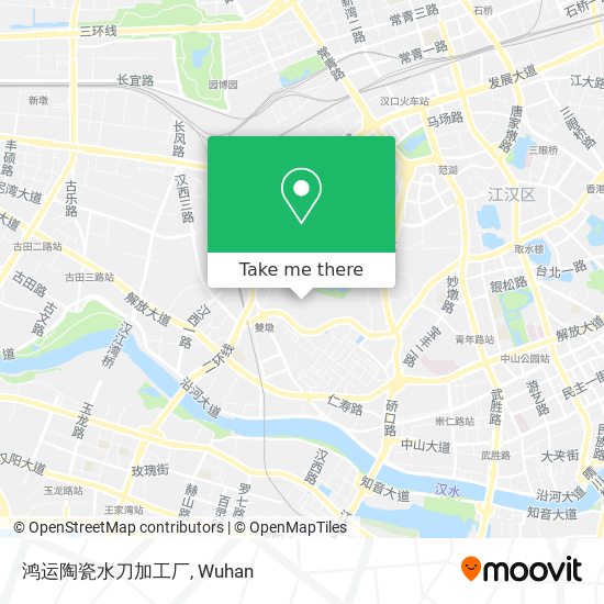 鸿运陶瓷水刀加工厂 map