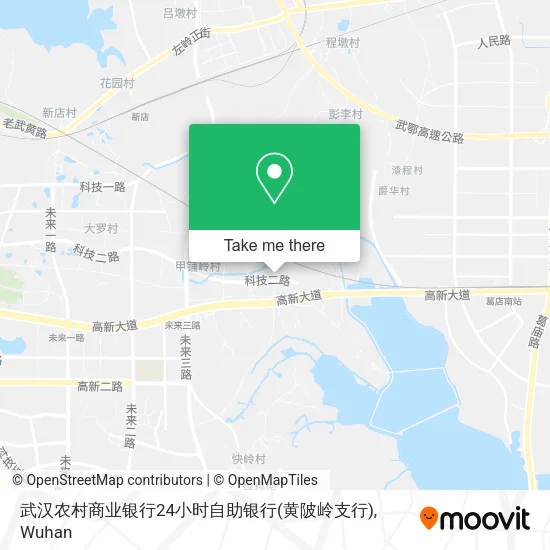 武汉农村商业银行24小时自助银行(黄陂岭支行) map