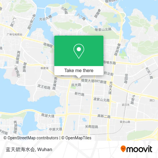 蓝天碧海水会 map