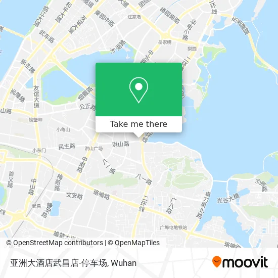 亚洲大酒店武昌店-停车场 map