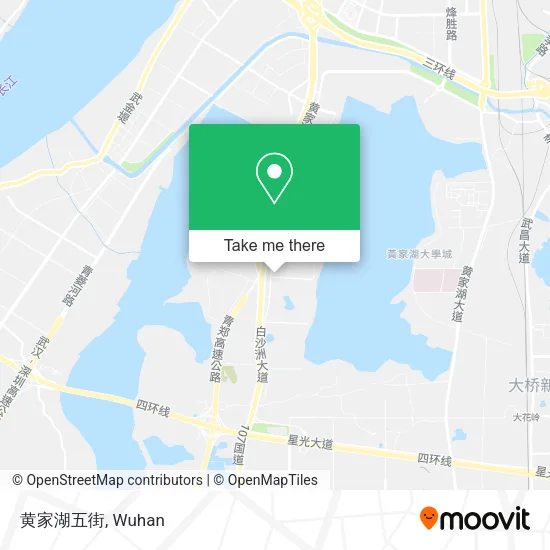 黄家湖五街 map