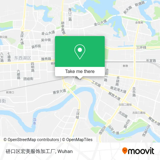 硚口区宏美服饰加工厂 map