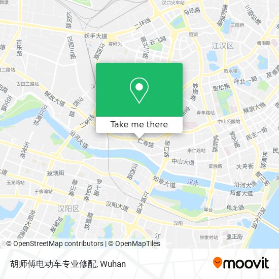 胡师傅电动车专业修配 map