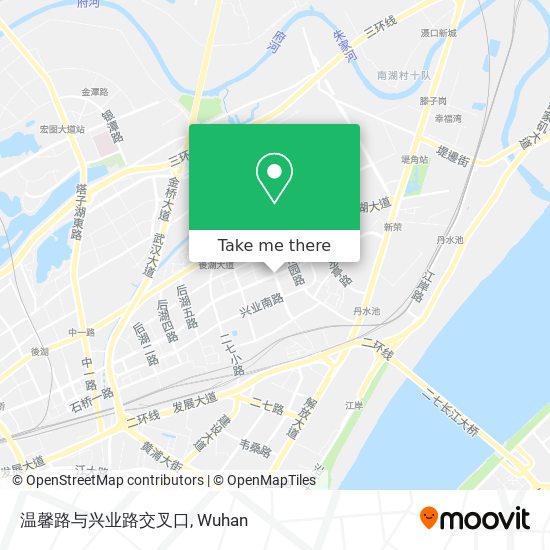 温馨路与兴业路交叉口 map
