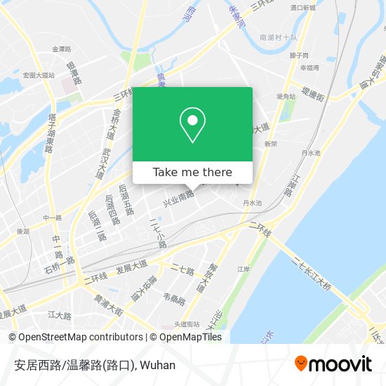 安居西路/温馨路(路口) map