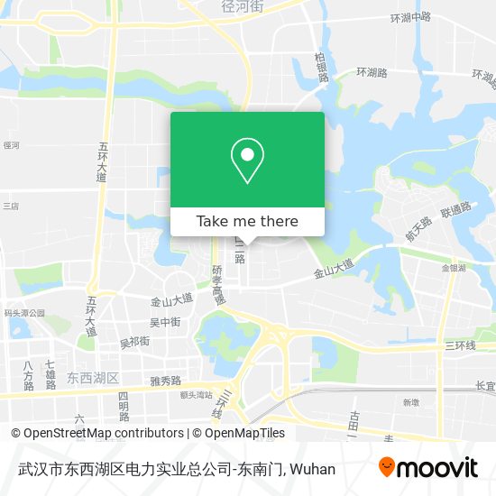 武汉市东西湖区电力实业总公司-东南门 map