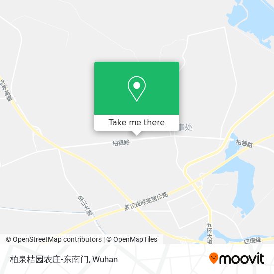 柏泉桔园农庄-东南门 map