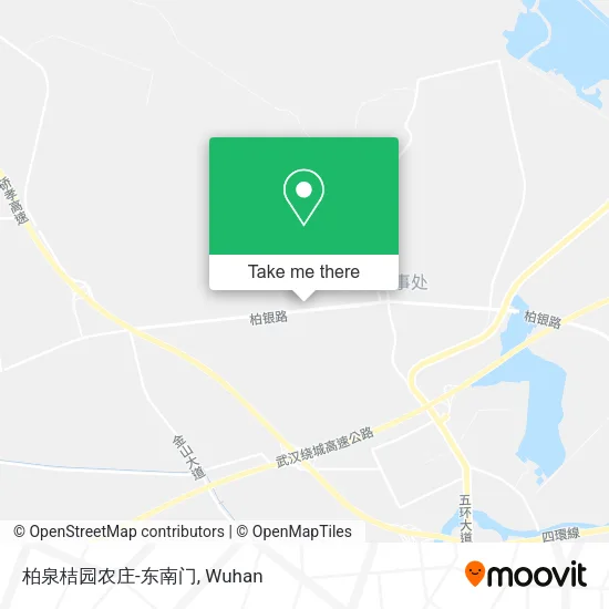 柏泉桔园农庄-东南门 map