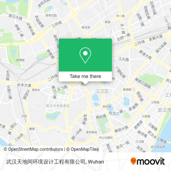 武汉天地间环境设计工程有限公司 map