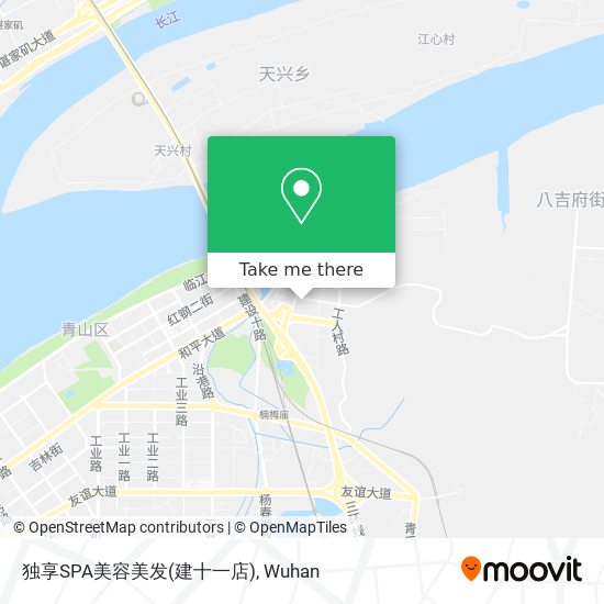独享SPA美容美发(建十一店) map
