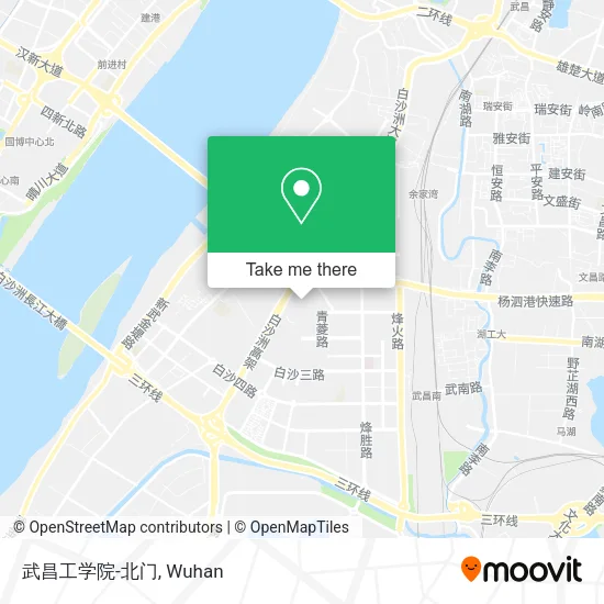 武昌工学院-北门 map