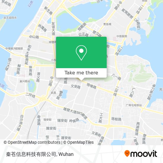 秦苍信息科技有限公司 map