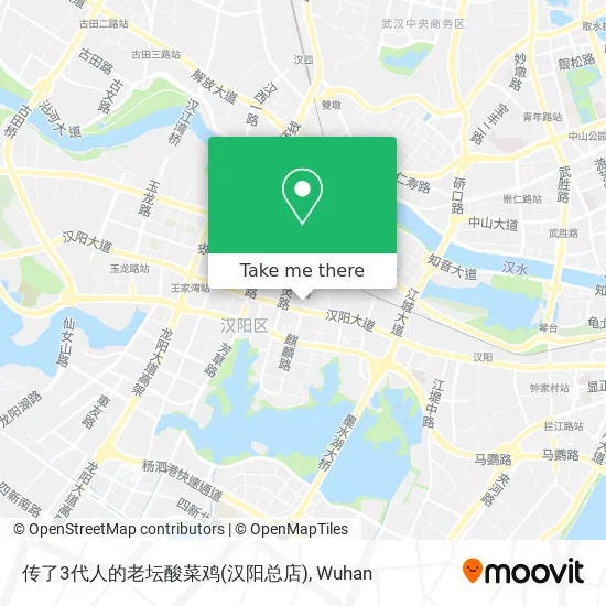 传了3代人的老坛酸菜鸡(汉阳总店) map