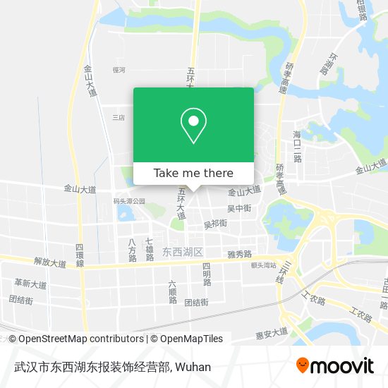 武汉市东西湖东报装饰经营部 map