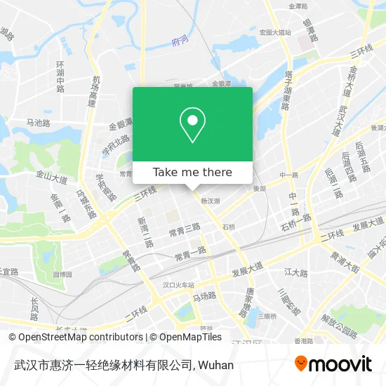 武汉市惠济一轻绝缘材料有限公司 map