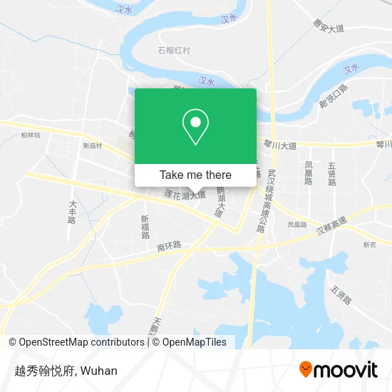 越秀翰悦府 map