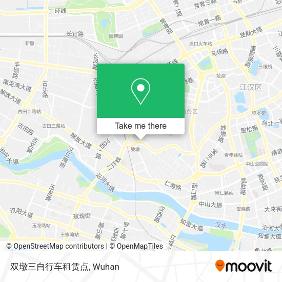 双墩三自行车租赁点 map