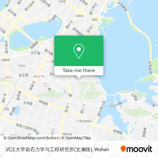 武汉大学岩石力学与工程研究所(文澜路) map