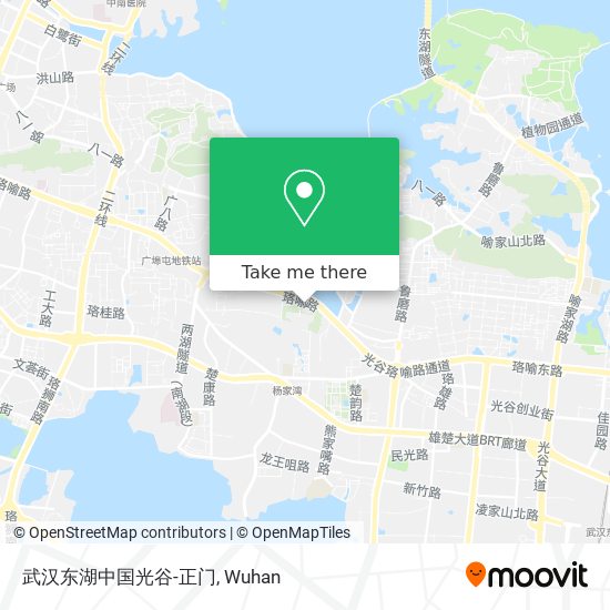武汉东湖中国光谷-正门 map