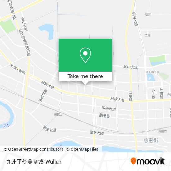 九州平价美食城 map