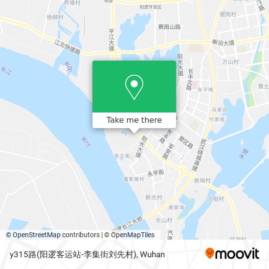 y315路(阳逻客运站-李集街刘先村) map