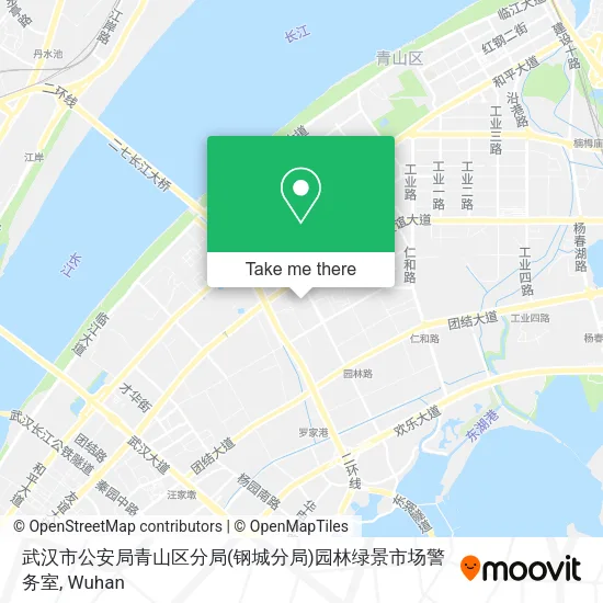 武汉市公安局青山区分局(钢城分局)园林绿景市场警务室 map
