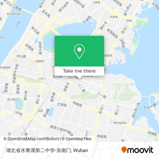 湖北省水果湖第二中学-东南门 map